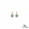 Luxury Emerald and Pearl Drop Earrings - Romantic Fine Jewelry