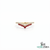 Ruby and Diamond Chevron V Ring in 14K Gold - Promise Ring for Women