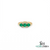 Three Stone Oval Emerald and Diamond Ring - Engagement Ring for her