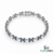Marquise Blue Sapphire Floral Bracelet - Butterfly Flower Bracelet