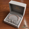 Natural Morganite Bracelet - Adjustable Bolo Design