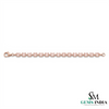 Oval Morganite Bracelet for Women - Birthday Gift for Her
