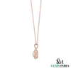 Natural Oval Opal Diamond Halo Pendant - – Vintage Inspired Diamond Opal Jewelry