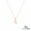 Natural Marquise Opal Drop Pendant with Diamond Accents – Luxury Fine Jewelry for Women