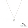 Twin Opal with Diamond Accents Twist Pendant – Elegant Natural Opal Jewelry
