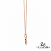 Double Oval Opal Pendant – Minimalist Opal Drop Pendant for Women