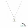 Natural Marquise Opal Drop Pendant with Diamond Accents – Luxury Fine Jewelry for Women