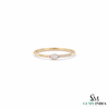 Marquise Opal Ring with Natural Diamonds – Elegant Gemstone Ring For Her