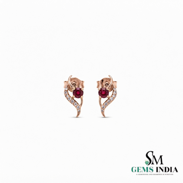 Elegant Round Floral Gemstone Jewelry with Diamond Accents – Gift for Her