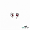 Elegant Round Floral Gemstone Jewelry with Diamond Accents – Gift for Her