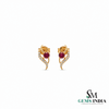 Elegant Round Floral Gemstone Jewelry with Diamond Accents – Gift for Her