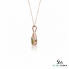 Pear Shaped Peridot Pendant - Anniversary Gift for Her
