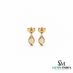 Natural Opal Teardrop Stud Earrings for Women – Fine Jewelry Gift
