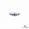 Multicolor Multi Sapphire Gemstone Ring for Women - Promise Ring For Her