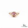 Oval Morganite & Diamond Accent Statement Ring - Pink Gemstone Fine Jewelry