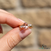 Natural Morganite Oval Cut Gold Ring with Diamond Accents – Elegant Luxury Gemstone Ring
