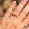 Luxury Pear Cut Pink Morganite And Diamond Ring - Elegant Gemstone Ring