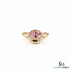 Oval Morganite & Diamond Accent Statement Ring - Pink Gemstone Fine Jewelry