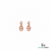 Pink Morganite Diamond Infinity Design Drop Earrings - Fine Jewelry for Women