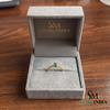 Minimalist Emerald Cut Emerald Gold Ring – Gift For Her