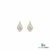 Pear Aquamarine And Diamond Stud Earrings - Elegant Blue Gemstone Jewelry