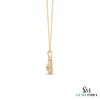 Luxury Natural Aquamarine Diamond Pendant- Minimalist Jewelry for Women