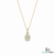 Luxury Natural Aquamarine Diamond Pendant- Minimalist Jewelry for Women