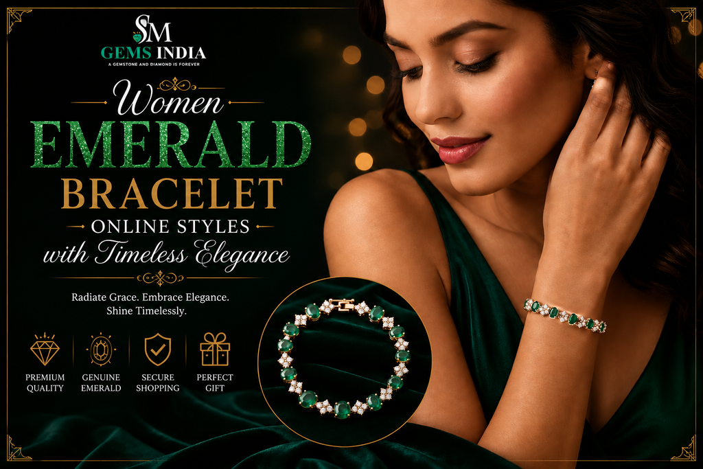 Women Emerald Bracelet Online Styles with Timeless Elegance