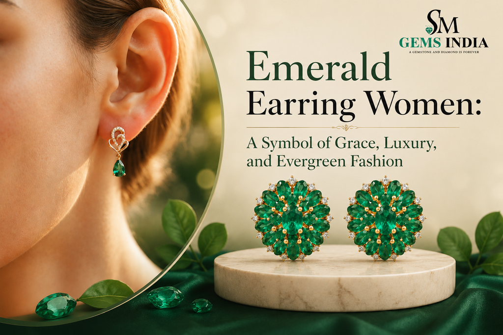 Emerald Earring Women: A Symbol of Grace, Luxury, and Evergreen Fashion