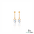 Oval Cut Aquamarine Dangle Earrings - Minimalist Birthstone Jewelry