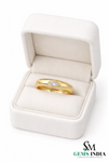 Bezel Set Marquise Lab Diamond Ring - Minimalist Lab Grown Diamond Band