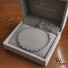 Tanzanite & Diamond Tennis Bracelet - Handmade Fine Jewelry for Women