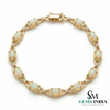 Luxury Opal and Diamond Bracelet for Women - Elegant Fine Jewelry Gift