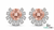 Minimalist Oval Gold Drop Earrings with Sparkling Diamonds