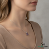 Luxury Oval Amethyst Gemstone Pendant in 14k and 18k Gold