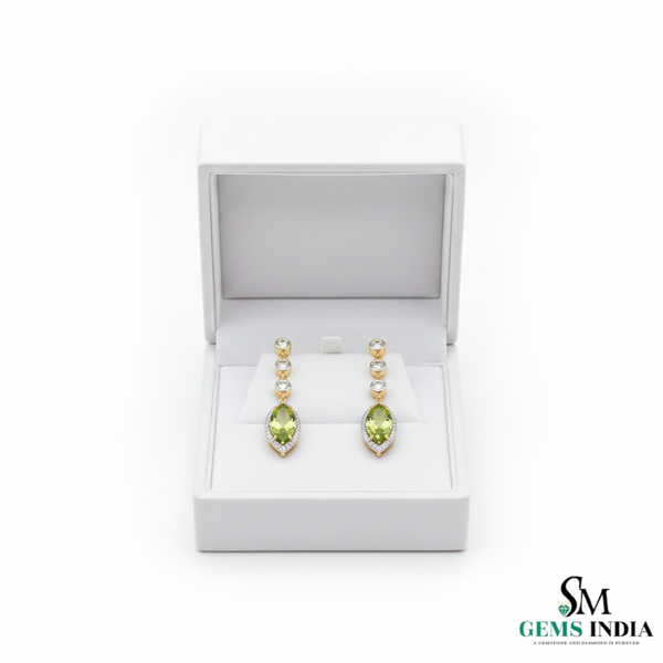 7,80 ct dunkelgrüne Statement-Ohrhänger mit großen sambischen Smaragden im Smaragd- und Ovalschliff, 18 Karat Gold, Smaragdohrringe, ovale Smaragdstifte (Kopie)