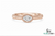 Oval Lab Diamond Milgrain Ring - Vintage Style Engagement Ring