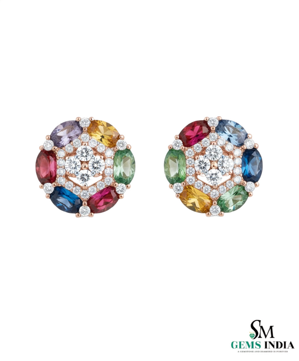 7,80 ct dunkelgrüne Statement-Ohrhänger mit großen sambischen Smaragden im Smaragd- und Ovalschliff, 18 Karat Gold, Smaragdohrringe, ovale Smaragdstifte (Kopie)