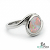 Oval Opal Bypass Ring – Modern Opal Engagement Ring