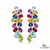 Fine Jewelry Multicolor Pear Cut Dangle Earrings - Multicolor Sapphire Stud Earrings
