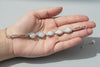 Minimalist Oval Opal Link Bracelet for Women – Elegant Gemstone Jewelry
