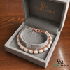 Natural Oval Opal Tennis Bracelet - Anniversary & Wedding Bracelet