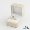 Natural Peridot Diamond Ring in 14K And 18k Gold – August Birthstone Jewelry