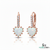 Romantic Heart-Cut Opal Drop Earrings with Diamonds