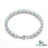 Natural Oval Opal Tennis Bracelet - Anniversary & Wedding Bracelet