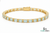 Emerald Cut Aquamarine Tennis Bracelet - Timeless Elegance Design