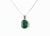 10.40 Carat Natural Emerald Pendant: 14k Gold Cushion Cut Gemstone