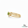 Natural Peridot Diamond Ring in 14K And 18k Gold – August Birthstone Jewelry