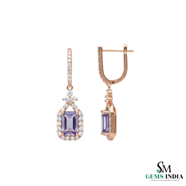 7,80 ct dunkelgrüne Statement-Ohrhänger mit großen sambischen Smaragden im Smaragd- und Ovalschliff, 18 Karat Gold, Smaragdohrringe, ovale Smaragdstifte (Kopie)