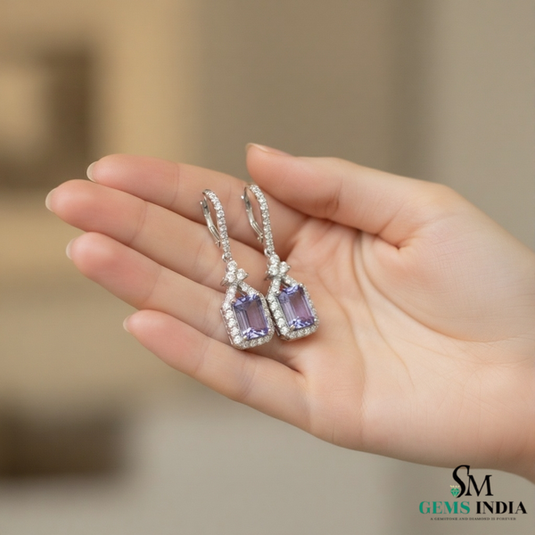 7,80 ct dunkelgrüne Statement-Ohrhänger mit großen sambischen Smaragden im Smaragd- und Ovalschliff, 18 Karat Gold, Smaragdohrringe, ovale Smaragdstifte (Kopie)